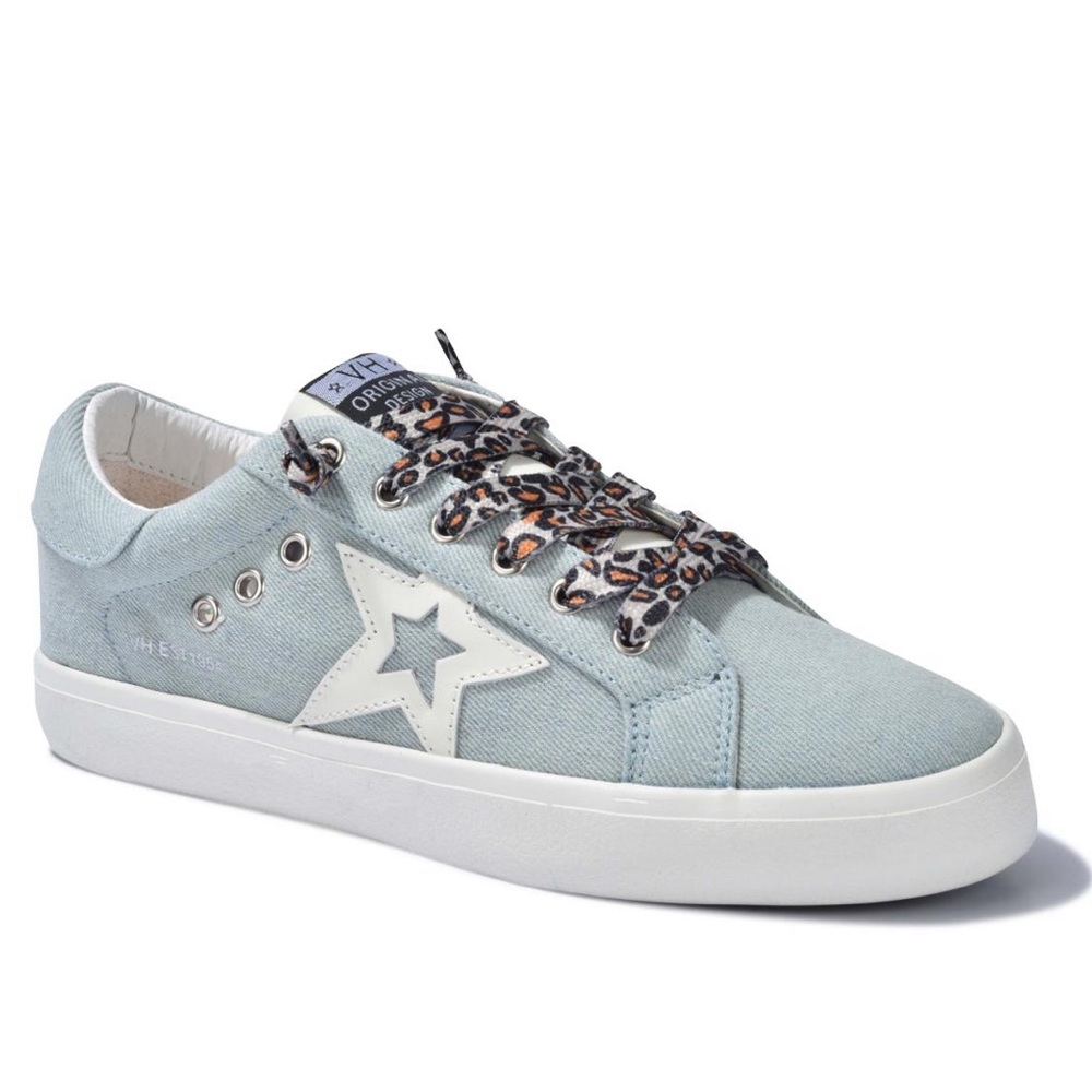 Vintage Havana Fortune Sneaker Sky Denim Leopard